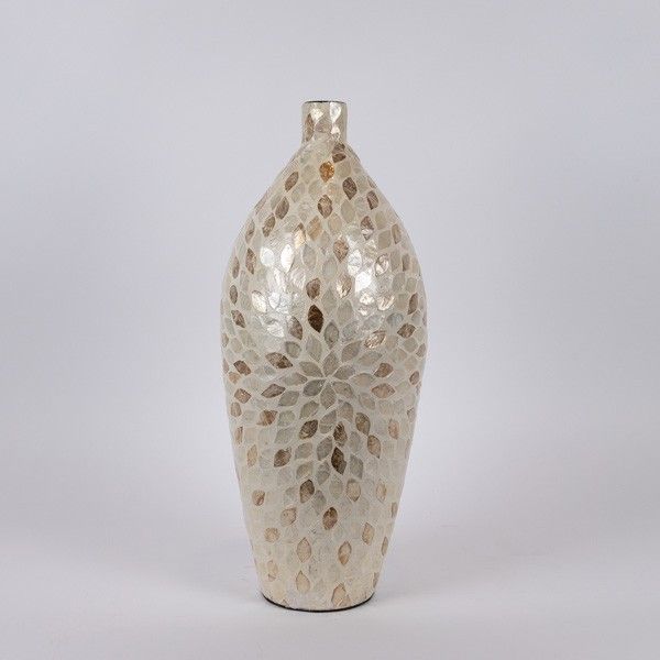 ΒΑΖΟ ΦΙΛΝΤΙΣΙ ΜΠΕΖ - ΙΡΙΔΙΖΟΝ ΛΕΥΚΟ 23x57cm Eurolamp 819-01064