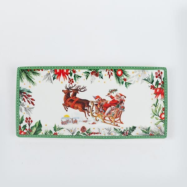 ΜΑΚΡΟΣΤΕΝΗ ΠΙΑΤΕΛΑ ΜΕ ΧΡΙΣΤΟΥΓΕΝΝΙΑΤΙΚΗ ΠΑΡΑΣΤΑΣΗ, ΠΡΑΣΙΝΗ, 32.8cm Eurolamp 600-46497