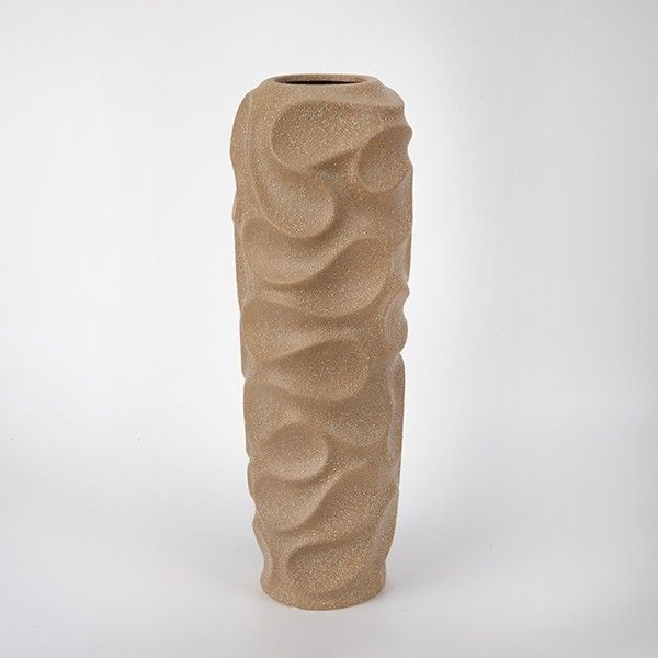 ΒΑΖΟ ΠΟΡΣΕΛΑΝΙΝΟ ΜΠΕΖ 15x15x44cm Eurolamp 819-01640