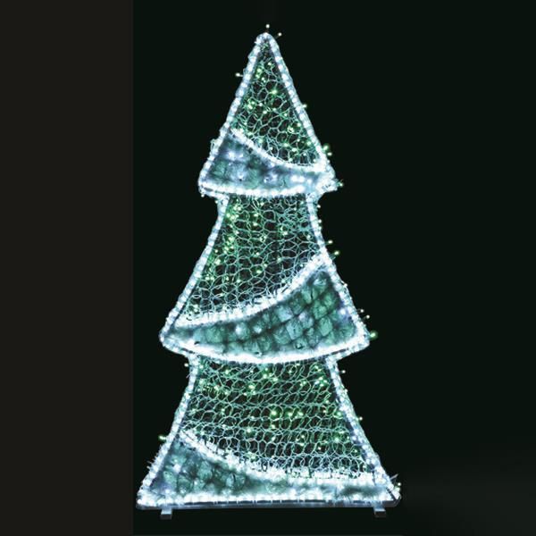 ΕΠΑΓΓΕΛΜΑΤΙΚΟ ΣΧΕΔΙΟ, ΔΕΝΤΡΟ 3D, ΛΕΥΚΗ LED ΦΩΤΟΣΩΛΗΝΑ, ΠΡΑΣΙΝΟ ΚΑΙ ΛΕΥΚΟ LED, 150x80x20cm, IP65 Eurolamp 600-23409