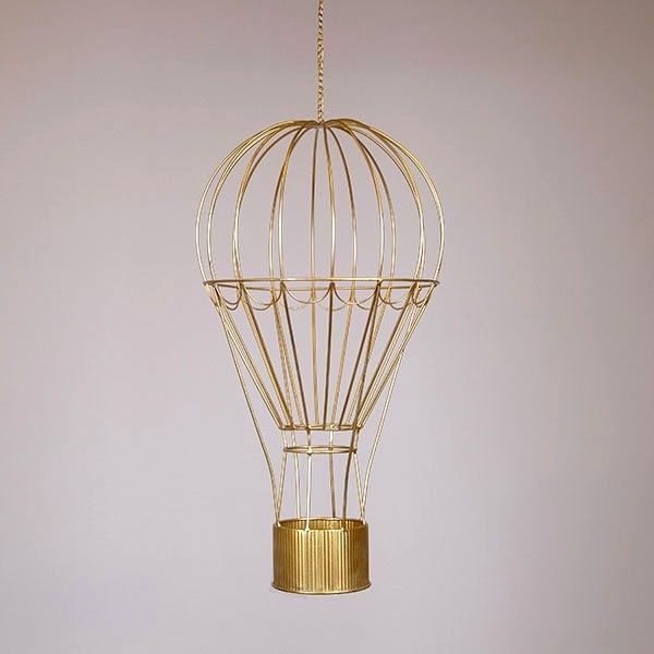 ΜΕΤΑΛΛΙΚΟ ΑΕΡΟΣΤΑΤΟ, ΧΡΥΣΟ, 33x33x84cm Eurolamp 600-48096