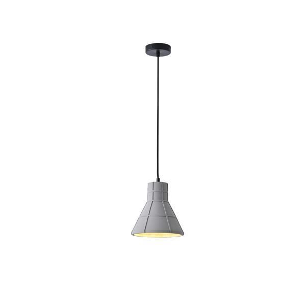 ΦΩΤΙΣΤΙΚΟ ΚΡΕΜΑΣΤΟ TΣΙΜΕΝΤΟ ΜΟΝΟΦΩΤΟ 1xΕ27 Max 15W Φ200X1710mm ΓΚΡΙ ARTE ILLUMINA ARME Eurolamp 144-50007