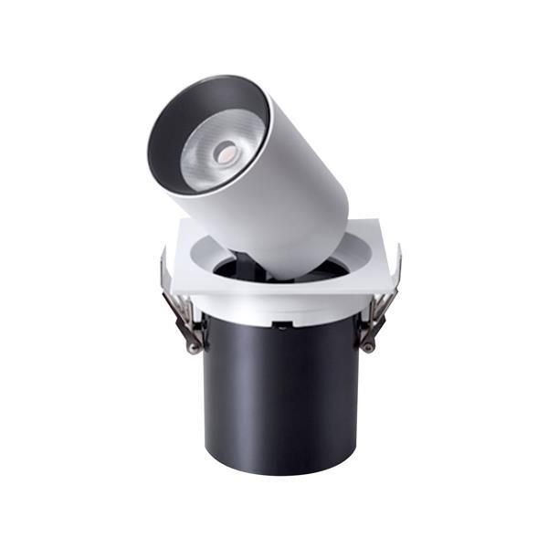 ΣΠΟΤ ΧΩΝΕΥΤΟ ΚΙΝΗΤΗ ΒΑΣΗ 12W 4000Κ Φ110 ΛΕΥΚΟ PRO Eurolamp 145-65020