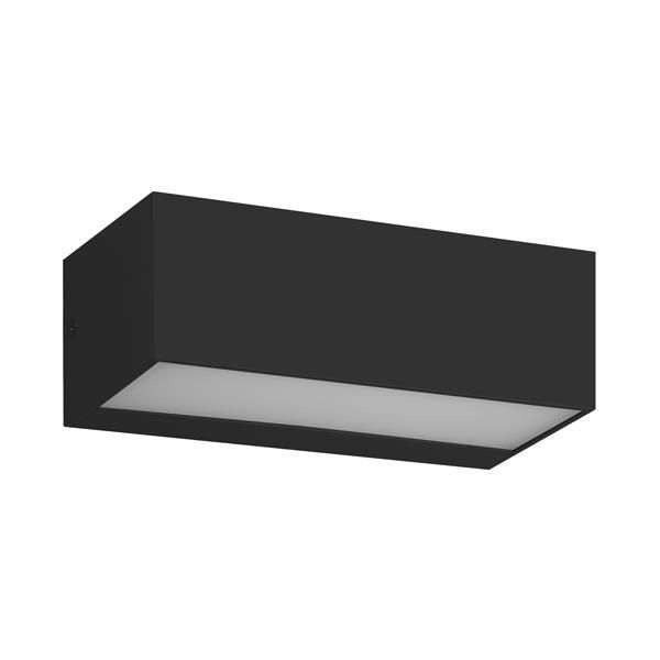 ΦΩΤΙΣΤΙΚΟ ΤΟΙΧΟΥ LED 12W 230X90X100 3CCT IP65 ΜΑΥΡΟ ARTE ILLUMINA LIMA Eurolamp 145-52129