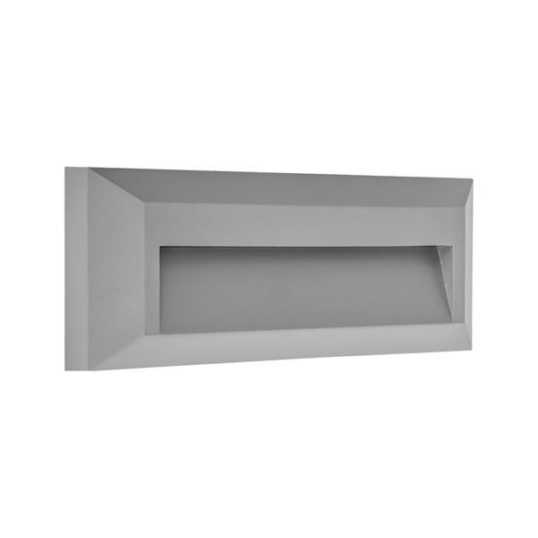 ΑΠΛΙΚΑ ΤΟΙΧΟΥ LED SLIM 2W IP65 220-240V 3CCT 230X80X27mm PRO ΓΚΡΙ ARTE ILLUMINA Eurolamp 145-52082