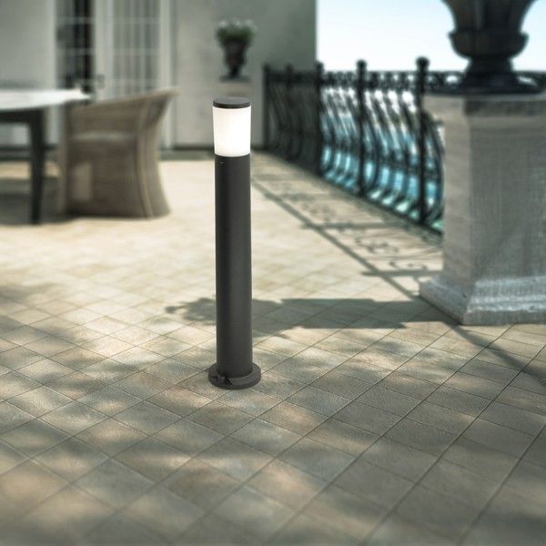 FUMAGALLI AMELIA 800 ΚΟΛΩΝΑΚΙ ΔΑΠΕΔΟΥ 1ΧE27 A60 LED 8,5W 3CCT(2700Κ-4000Κ-6500Κ) ΜΑΥΡΟ ΟΠΑΛ Eurolamp 145-26170