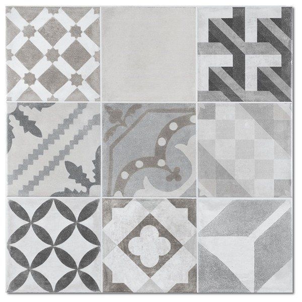 Πλακάκι Γρανίτης Gres Porcellanato Ματ 60,8*60,8cm Vintage Negro VC1116060N