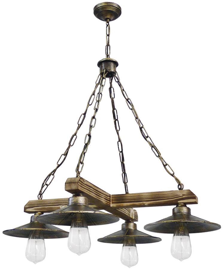 Φωτιστικό κρεμαστό R-150CROSS 4/L CHAIN Heronia 30-0053