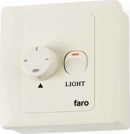 Τηλεχειριστήριο Ανεμιστήρα Επίτοιχο, 3 Ταχύτητες Faro Barcelona 33928