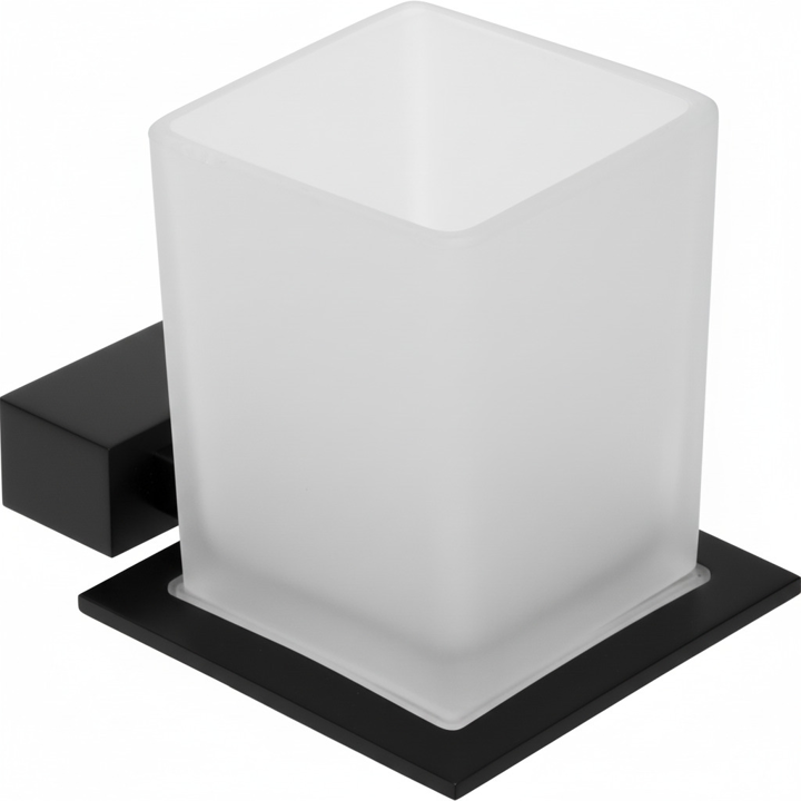 Ποτηροθήκη Γυαλί Μαύρο Bronze Art Shelfy 20V1-MM