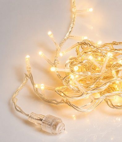 500Led Λαμπάκια Με Επέκταση,Πρόγραμμα Και Μετασχηματιστή Ip44 ,Διάφανο Καλώδιο/Θερμό Λαμπάκι,(5cm Απόσταση) 25 Μέτρα (Kelvin: 2.500- 3.000) Lianos 72108