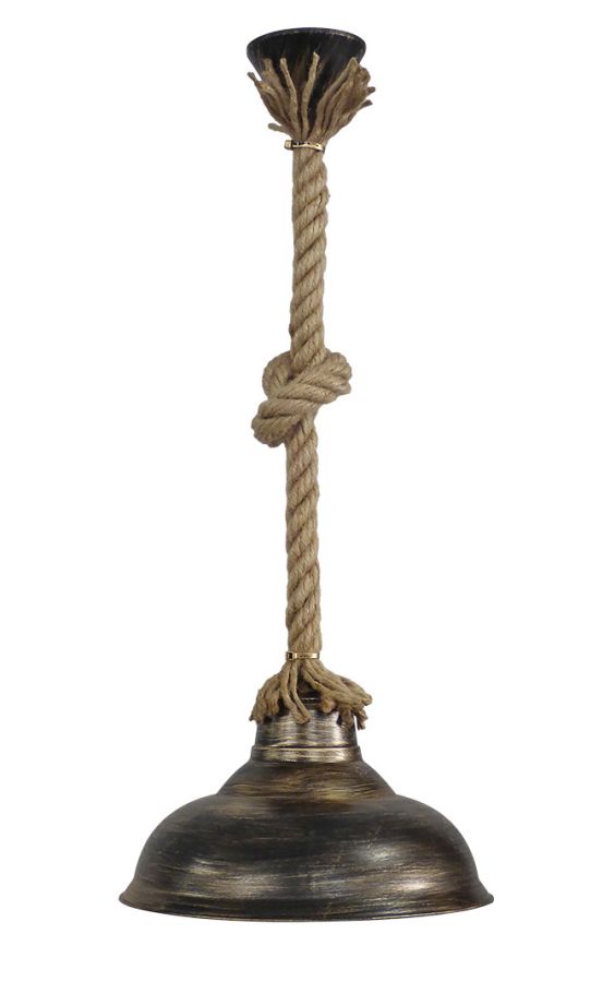 Κρεμαστό φωτιστικό PUBLIC 1L ROPE UT-BR Heronia 31-1173