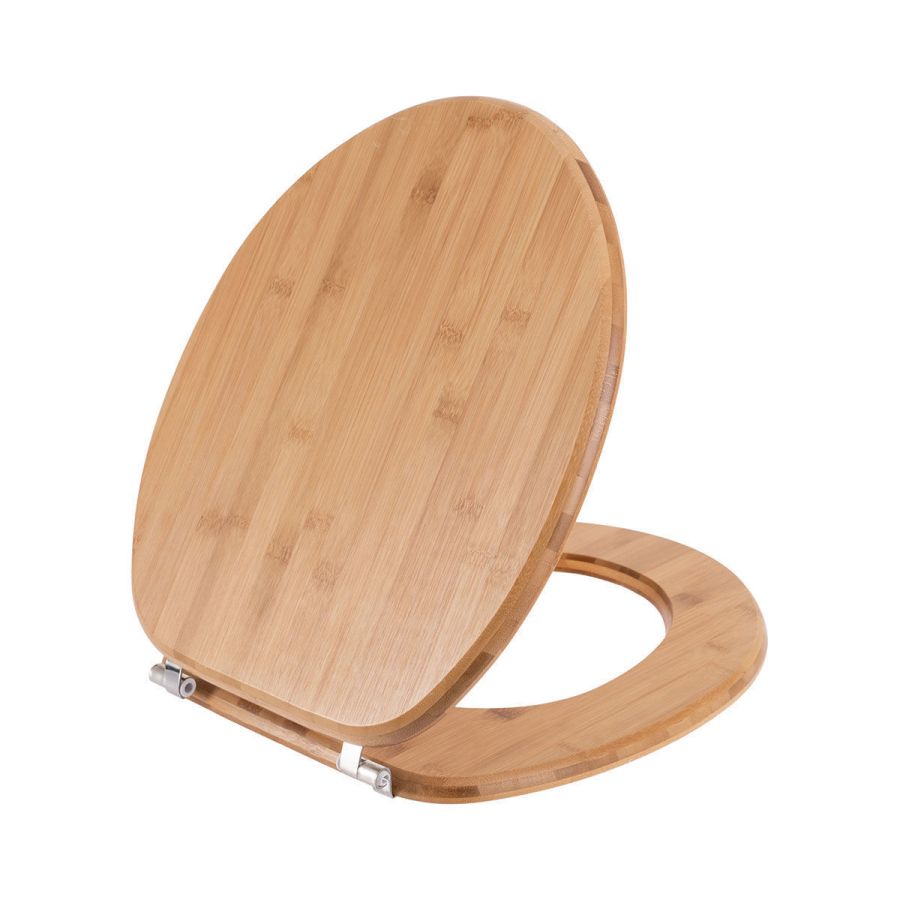 Κάλυμμα Λεκάνης Π35xΜ43xΥ3cm Οπές 13,5cm Bamboo Essentials Estia Home Art  02-13059