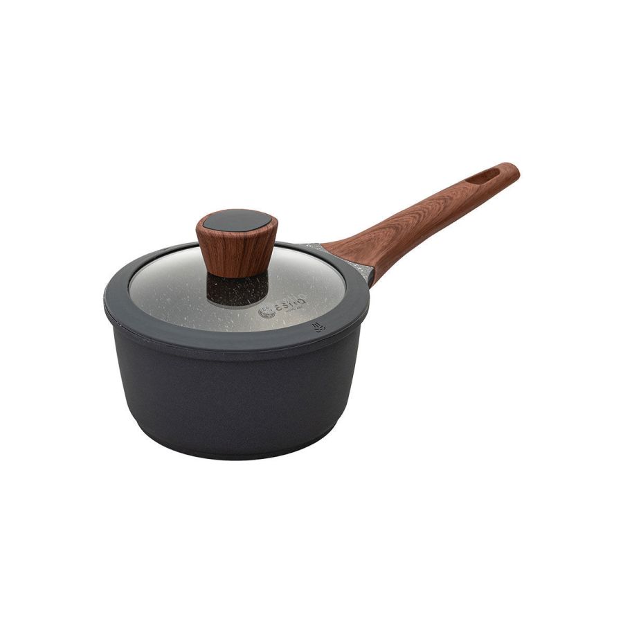 Γαλατιέρα 16cm 1,4lt Αντικολλητική Χυτού Αλουμινίου Estia Home Art Stone 01-2411