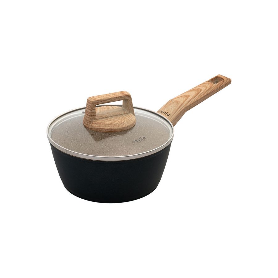 Γαλατιέρα 18cm 1,8lt Αντικολλητική Πρεσσαριστού Αλουμινίου Estia Home Art Earth 01-10195