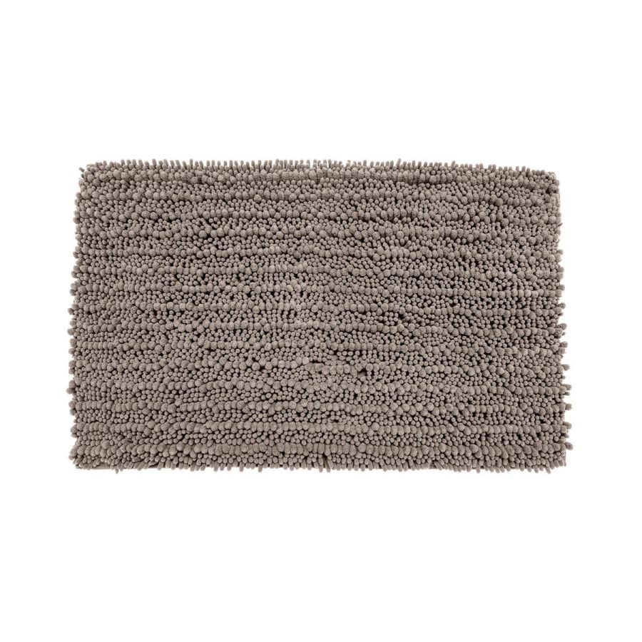 Ταπέτο Μπάνιου 80x50cm Πολυεστέρα Καφέ Estia Home Shaggy 02-20767