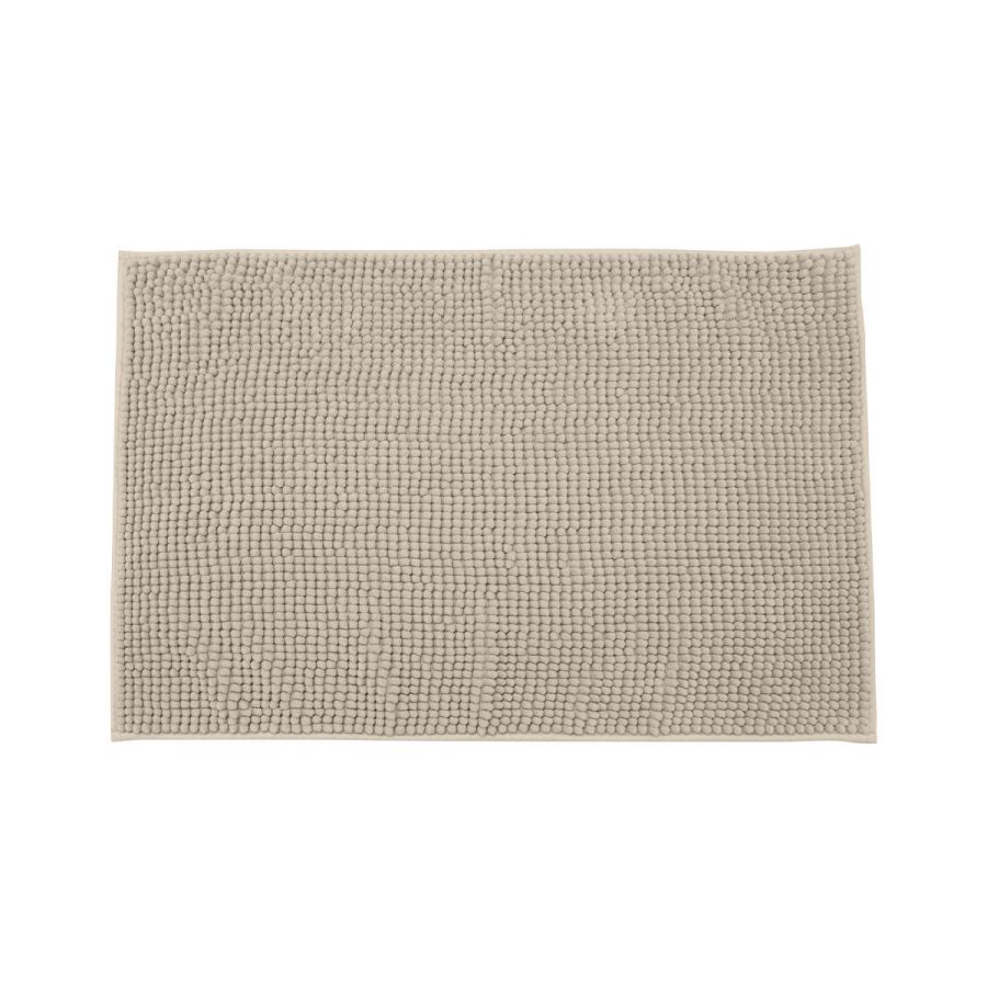 Ταπέτο Μπάνιου 80x50cm Πολυεστέρα Taupe Estia Home Beads 02-20712