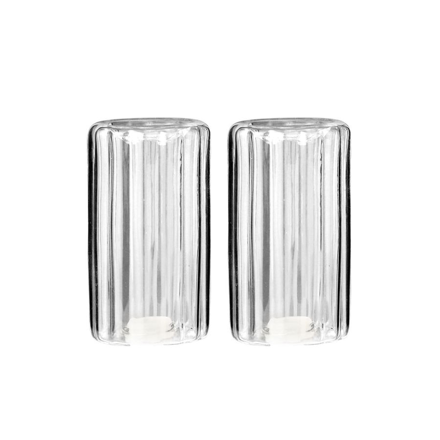 Δοχεία για Αλάτι & Πιπέρι Σετ 2τμχ.Γυάλινα Estia Home Art Allure 01-26363