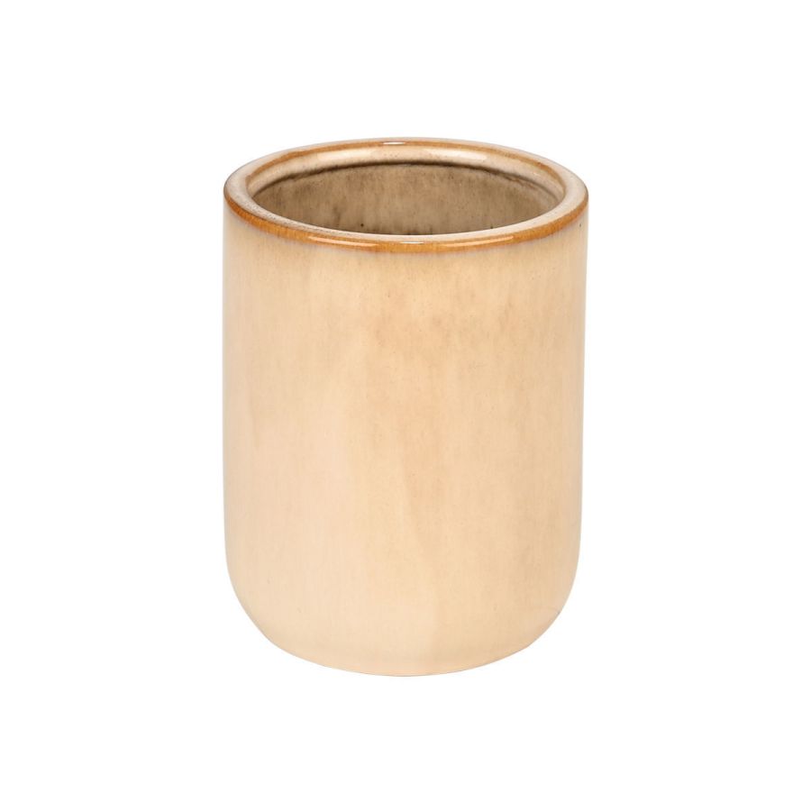 Ποτηράκι Μπάνιου 7,5x7,5x9cm Κεραμικό Estia Home Art Stoneware Satin 02-27766