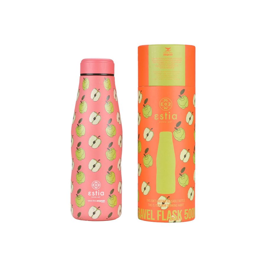 Θερμός 500ml Travel Flask Εstia Home Art Save The Aegean Apple Odyssey  01-22129
