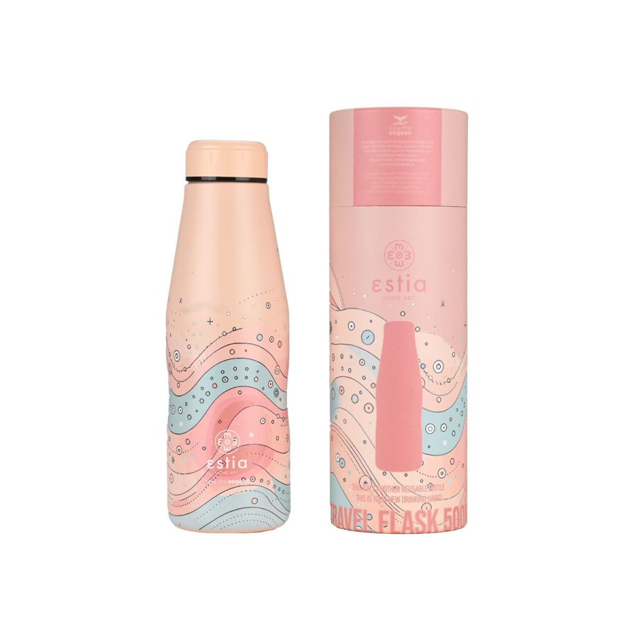 Θερμός 500ml Travel Flask Εstia Home Art Save The Aegean Whimsy Wonders 01-22273