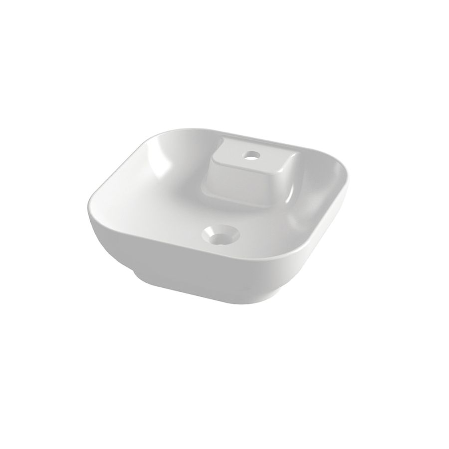 Νιπτήρας Επικαθήμενος 42X42X15,2cm Olympia Trend Square 01 60130