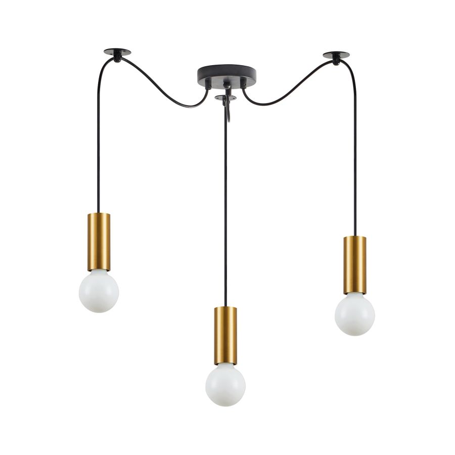 SE21-GM-4-BL3 ADEPT TUBE Gold Matt Pendant+ HOMELIGHTING 77-8569