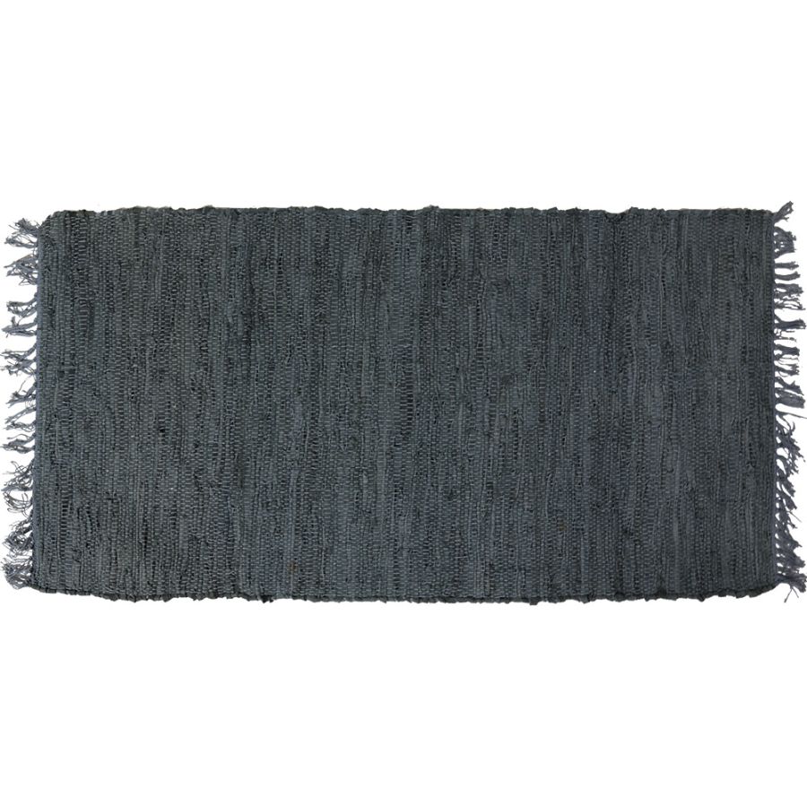 Δερμάτινο χαλάκι LEAΤΗΕR FLΑΤ GREY 60Χ90 San Lorentzo 1372GREY
