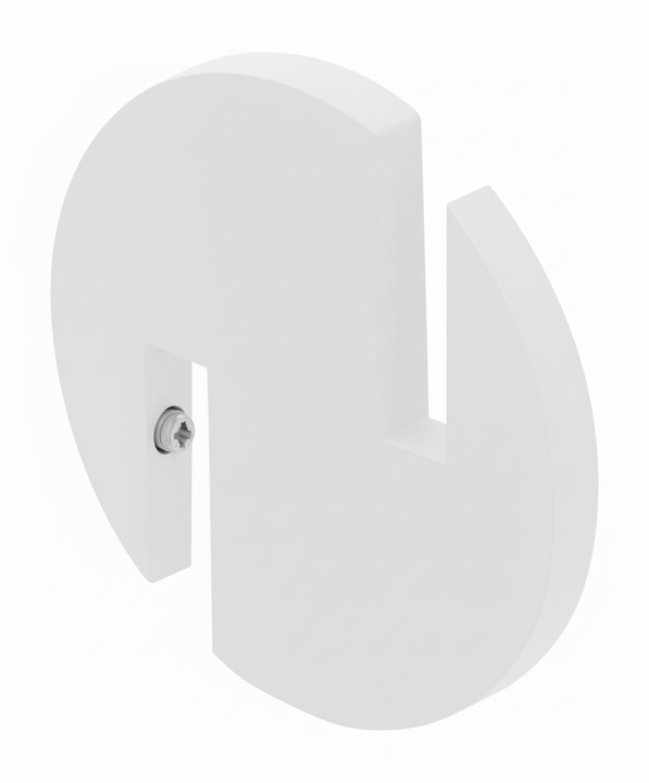 Ανατώμενο Άγκιστρο Γυαλιού 6-8mm Λευκό Bronze Art Universal 31VS-AA