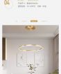 SE LED 80 KANKO PENDANT GOLD 36W 3CCT 80x100cm IP20 220V 2 YEARS WARRANTY Α2 HOMELIGHTING 77-50668
