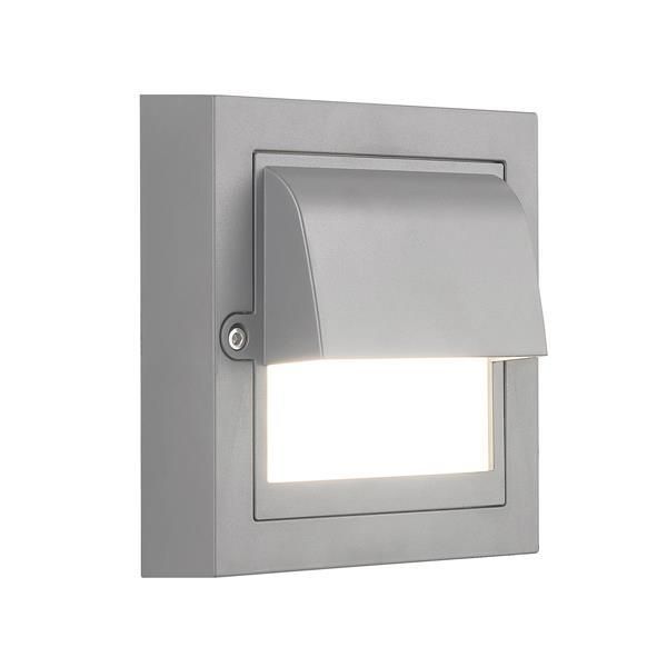 ΦΩΤΙΣΤΙΚΟ ΤΟΙΧΟΥ LED 6W 135X135X55 3CCT IP65 ΓΚΡΙ "SENARIO" ARTE ILLUMINA Eurolamp 145-52126