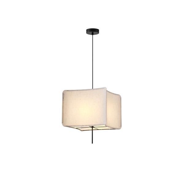 ΦΩΤΙΣΤΙΚΟ ΚΡΕΜΑΣΤΟ ΥΦΑΣΜΑ 1XΕ27 ΜΑΧ 15W 480ΧH900mm ΜΠΕΖ ARTE ILLUMINA TOSCANY Eurolamp 144-33065