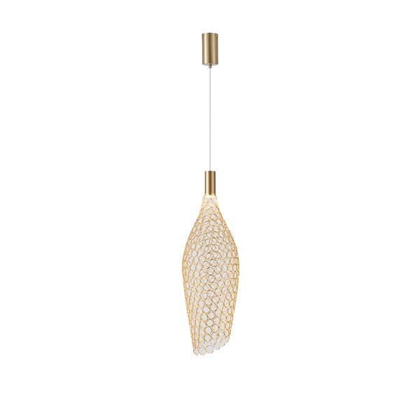 ΦΩΤΙΣΤΙΚΟ ΜΟΝΟΦΩΤΟ ΜΕΤΑΛΛΟ LED 7,6W 3000K 780lm 200x1960mm ΧΡΥΣΟ ARTE ILLUMINA PERFORATO Eurolamp 144-15061