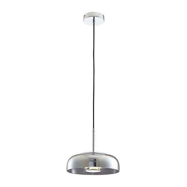 ΦΩΤΙΣΤΙΚΟ ΚΡΕΜΑΣΤΟ ΑΛΟΥΜΙΝΙΟΥ ΜΟΝΟΦΩΤΟ LED 5W ΣΚΟΥΡΟ ΓΚΡΙ Φ23ΧH8CM 3 CCT ARTE ILLUMINA SATURN Eurolamp 144-15040