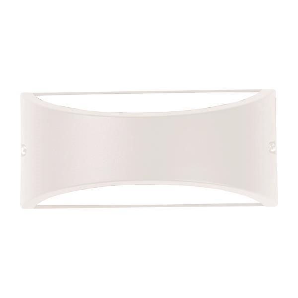 ΑΠΛΙΚΑ ΤΟΙΧΟΥ ΟΒΑΛ E27 MAX 10W LED 220X99X100 IP54 ΛΕΥΚΗ PRO ARTE ILLUMINA Eurolamp 145-20213