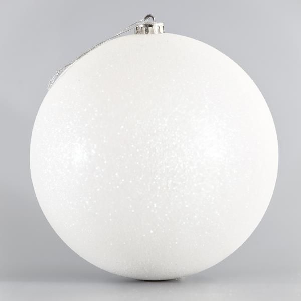 ΜΠΑΛΑ ΠΛΑΣΤΙΚΗ, ΛΕΥΚΗ ΜΕ GLITTER, ΣΕΤ 2ΤΜΧ, 20cm 600-42623