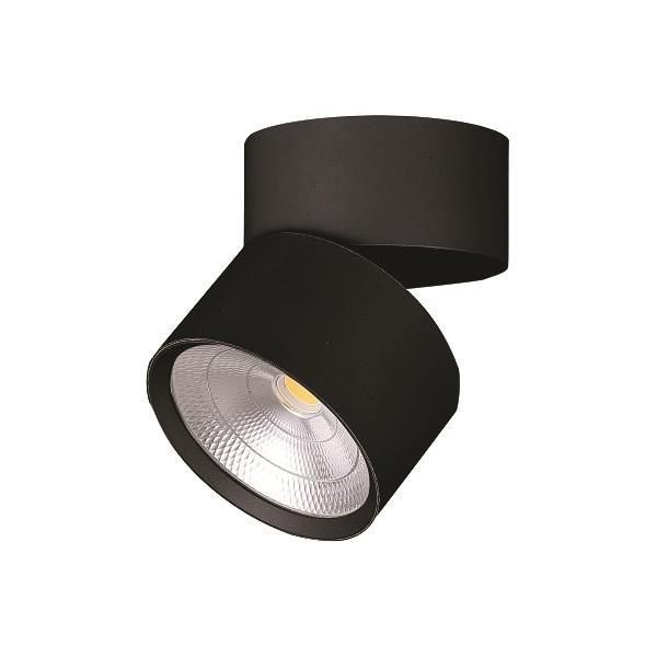 ΦΩΤΙΣΤΙΚΟ ΟΡΟΦΗΣ ΚΙΝΗΤΟ ΚΥΛΙΝΔΡΟΣ LED 15W 4000K ΜΑΥΡΟ PLUS ARTE ILLUMINA ROTONDO Eurolamp 145-25207