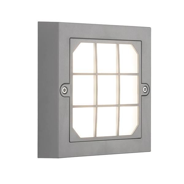 ΦΩΤΙΣΤΙΚΟ ΤΟΙΧΟΥ LED 6W 135X135X32 3CCT IP65 ΓΡΑΦΙΤΗΣ "SENARIO" ARTE ILLUMINA Eurolamp 145-52123