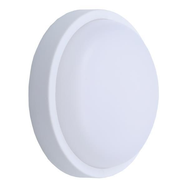 ΦΩΤΙΣΤΙΚΟ ΤΟΙΧΟΥ ΣΤΡΟΓΓΥΛΟ LED 18W Φ200X55 4000K IP54 ΛΕΥΚΟ PLUS ARTE ILLUMINA Eurolamp 145-20016