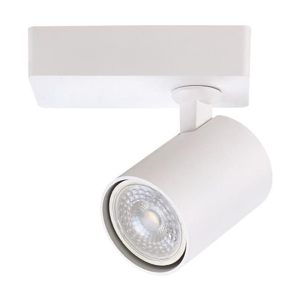 ΣΠΟΤ ΤΟΙΧΟΥ ΜΟΝΟ ΣΤΡΟΓΓΥΛΟ GU10 Φ60X120X135 ΛΕΥΚΟ ARTE ILLUMINA Eurolamp 145-25019