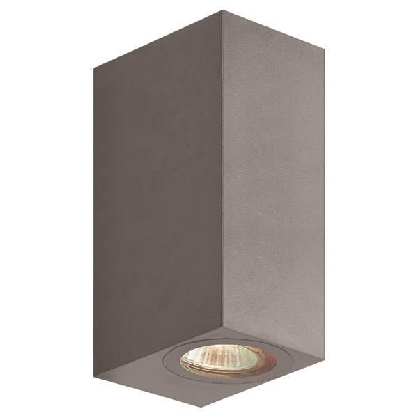 ΑΠΛΙΚΑ ΤΟΙΧΟΥ UP-DOWN ΤΕΤΡΑΓΩΝΗ GU10 IP54 ΓΡΑΦΙΤΗΣ ARTE ILLUMINA Eurolamp 145-82077