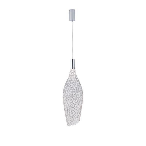 ΦΩΤΙΣΤΙΚΟ ΜΟΝΟΦΩΤΟ ΜΕΤΑΛΛΟ LED 7,6W 3000K 780lm  200x1960mm METAΛΛΟ  ΑΣΗΜΙ ARTE ILLUMINA PERFORATO Eurolamp 144-15060