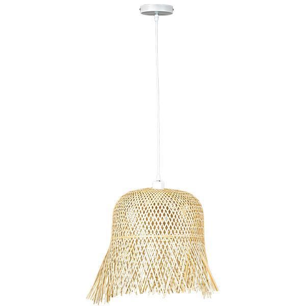 ΦΩΤΙΣΤΙΚΟ ΚΡΕΜΑΣΤΟ ΜΟΝΟΦΩΤΟ Ε27 MAX 60W D400XH430 BAMBOO ARTE ILLUMINA CROSSLINE Eurolamp 144-31009