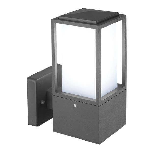 ΑΠΛΙΚΑ ΤΟΙΧΟΥ ΤΕΤΡΑΓΩΝΗ Ε27 230X100X160 IP44 ΓΚΡΙ ARTE ILLUMINA Eurolamp 145-20615