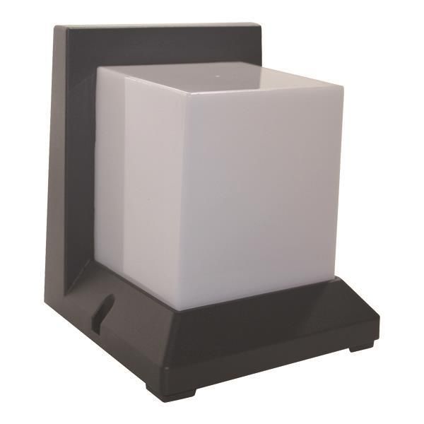 ΑΠΛΙΚΑ ΤΟΙΧΟΥ Ε27 190X166,5X166 IP54 ΓΚΡΙ ARTE ILLUMINA Eurolamp 145-20600
