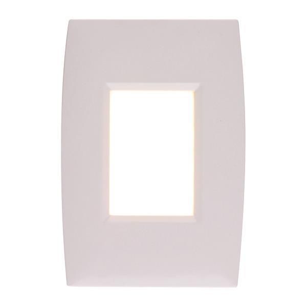 ΑΠΛΙΚΑ ΤΟΙΧΟΥ ΧΩΝΕΥΤΗ (ΓΥΨΟΣΑΝΙΔΑΣ) SLIM LED 2W 83X123X35 3000K IP65 ΛΕΥΚΗ PLUS ARTE ILLUMINA Eurolamp 145-52103