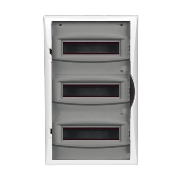 ΠΙΝΑΚΑΣ ΧΩΝΕΥΤΟΣ ΠΛΑΣΤΙΚΟΣ ECONOMIC 3Χ12 IP 40 (PE+N) Eurolamp 151-25034