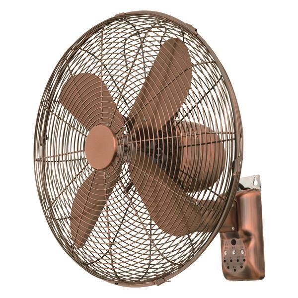 ΑΝΕΜΙΣΤΗΡΑΣ ΤΟΙΧΟΥ ΧΑΛΚΙΝΟΣ Φ40 50W ΜΕ ΤΗΛΕΧΕΙΡΙΣΤΗΡΙΟ Eurolamp 147-29381