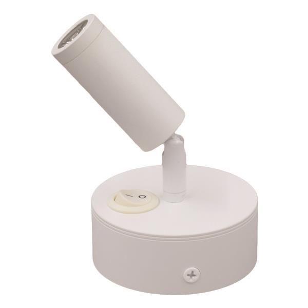 ΣΠΟΤ ΕΞΩΤΕΡΙΚΟ ΚΙΝΗΤΟ "ARISTON 1" 3W LED 3000K ΛΕΥΚΟ PLUS ARTE ILLUMINA Eurolamp 145-25210