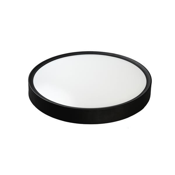 ΠΛΑΦΟΝΙΕΡΑ LED 36W 2500Lm Φ480mm 3CCT 3000-4000-6500K  ΜΑΥΡΟ ARTE ILLUMINA MOONLIGHT Eurolamp 144-51024